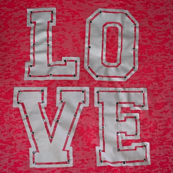 ❗️SOLD❗️ Jenni Pink LOVE Top - Picture 4 of 5